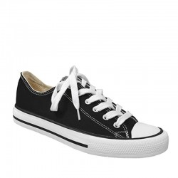 Zapatillas Lona Victoria Tribu Basket Lona Hombre Negro