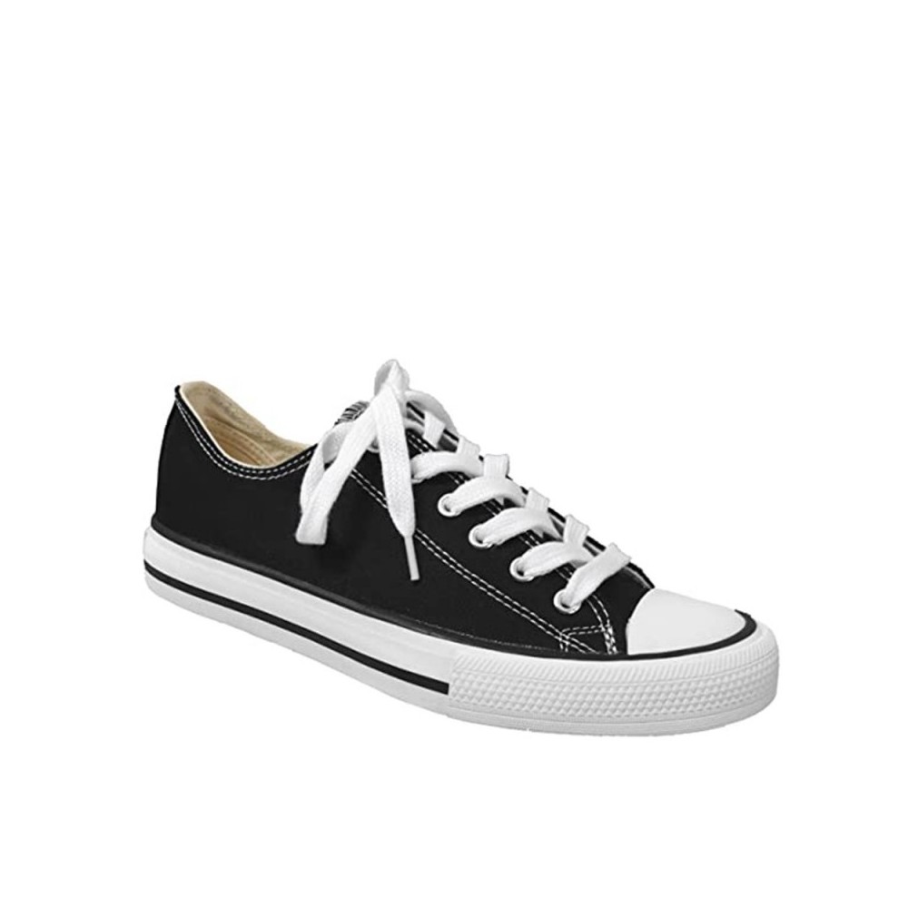 Zapatillas Lona Victoria Tribu Basket Lona Hombre Negro