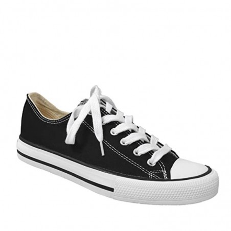 Zapatillas Lona Victoria Tribu Basket Lona Hombre Negro
