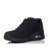 Sneakers Skechers Uno Mujer Negro-negro