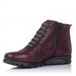 Botines Planos Fluchos Susan F0356 Mujer Burdeos