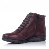 Botines Planos Fluchos Susan F0356 Mujer Burdeos