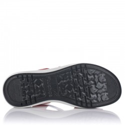 Sandalias Planas Fluchos F1478 Mujer Rojo