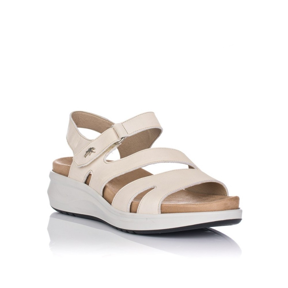 Sandalias Planas Fluchos F1478 Mujer Hielo