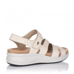 Sandalias Planas Fluchos F1478 Mujer Hielo